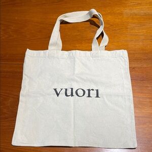 Vuori canvas tote bag shoulder bag The Rise. The Shine.